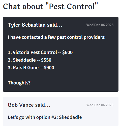 event notification settings
